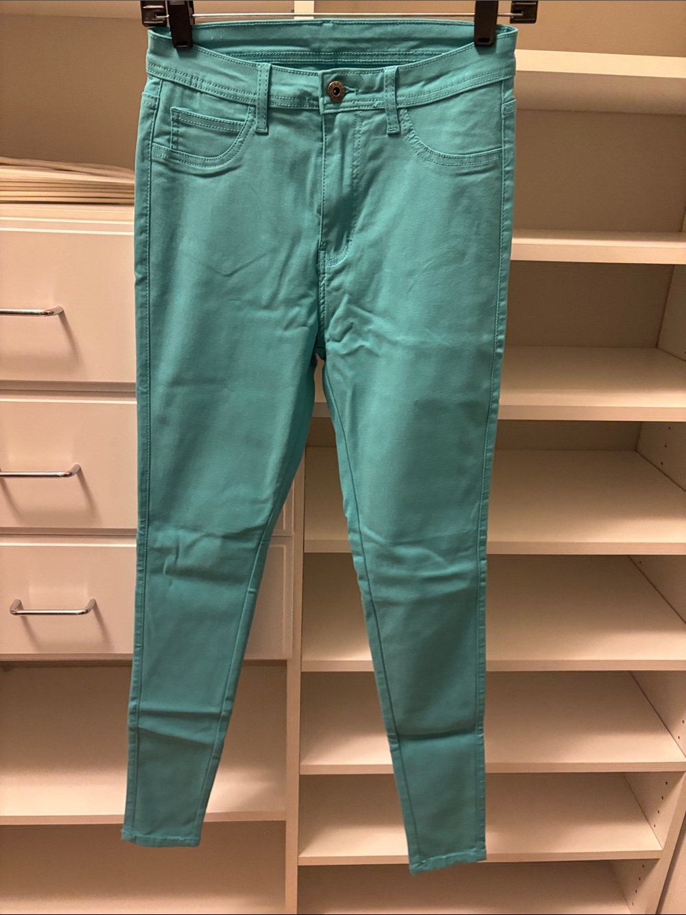 Source Unknown Teal Stretch Jeggings